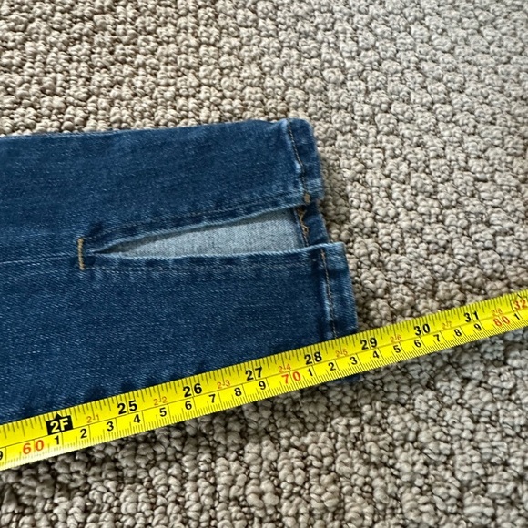 A8- Frame Denim Le Skinny de Jeanne Jean Front Split Tuckahoe 26 - Picture 5 of 8